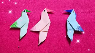 Easy origami hummingbird | How to Make Paper Bird / kids craft /Paper Craft