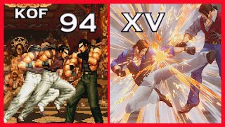 【拳皇KOF】【罗伯特】94至XV最全版本超必殺進化合集，您最喜歡那個版本的羅布特？連招簡單易上手,但多年來進攻手段都相對貧乏,你認爲呢？