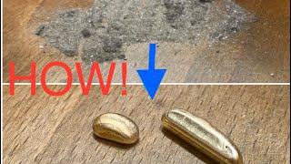 How To Properly Melt Gold Sawdust Without Loss (как плавить опилки золото )