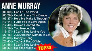 A n n e M u r r a y 2024 MIX Greatest Hits Playlist ~ 1960s music, Adult, Country, Country-Pop, ...