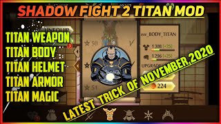 Shadow fight 2 titan mod || unlocked all weapons || unlocked all magic || Mediafire download link