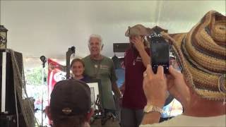 Unveiling of the Playa De Oro sculpture at the 2016 Vero Beach Pirate Fest