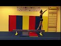 balance beam releve walk forward