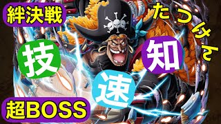 【トレクル】絆決戦VS黒ひげ　超BOSS  たつけんの全力編成