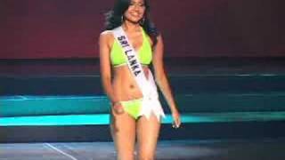 Sri Lanka - Miss Universe 2008 Presentation - Swimsuit