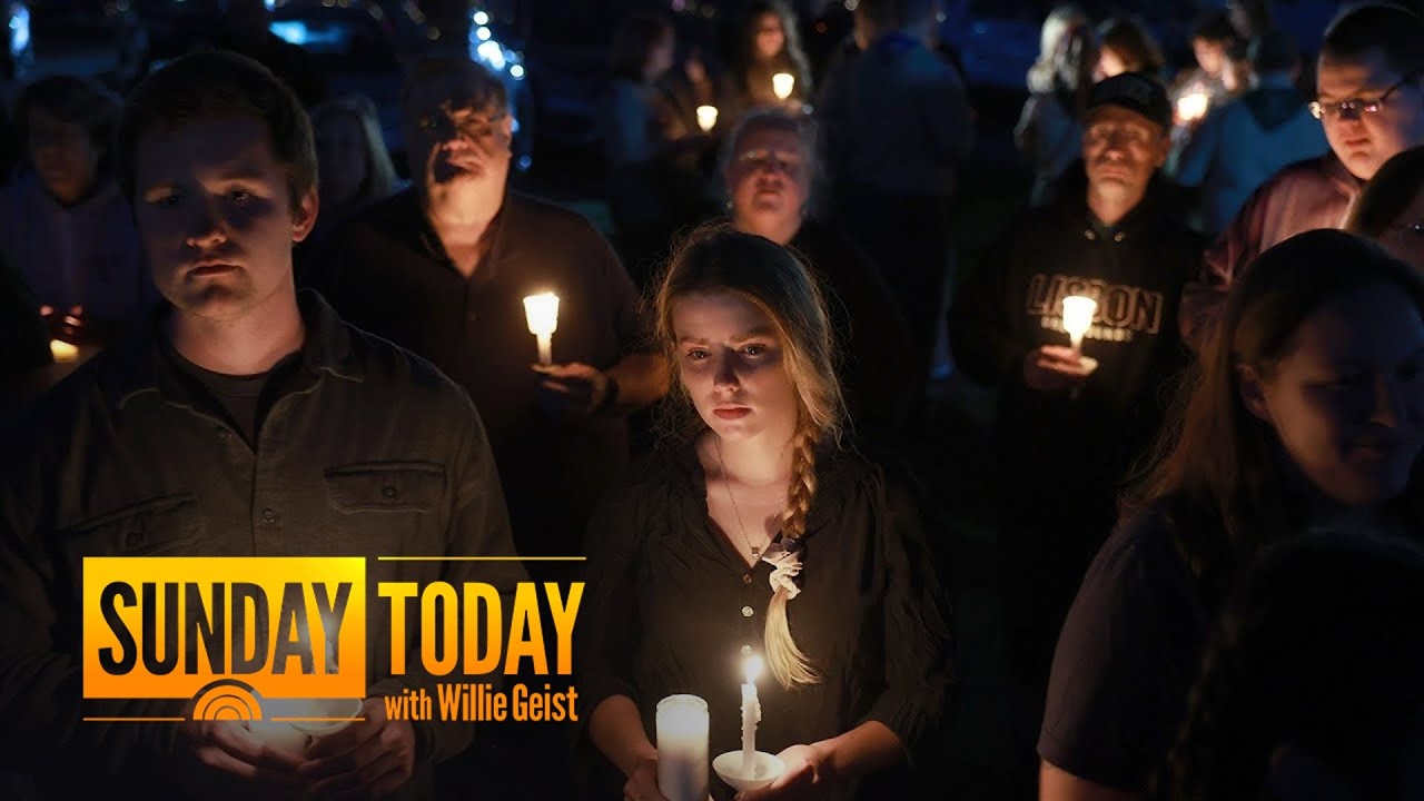 Mourners Hold Vigil For The 18 Victims Of Maine Mass Shooting - YouTube