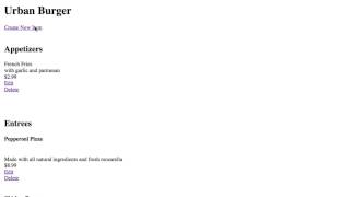 CRUD Functionality - Full Stack Foundations
