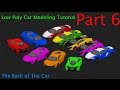 Beginner Blender Low Poly Car Modeling Tutorial -  Part 6 - The Back of The Car