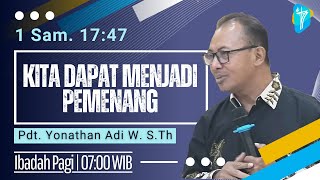 Ibadah Pagi, 09 Feb 2025 | KITA DAPAT MENJADI PEMENANG (1 Sam.17:47) |Pdt. Yonathan Adi S.Th