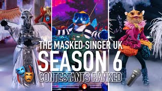 All Contestants Of Season 6 Ranked (The Masked Singer UK Season 6)