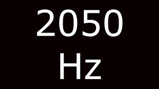 2050 Hz Frequency Test