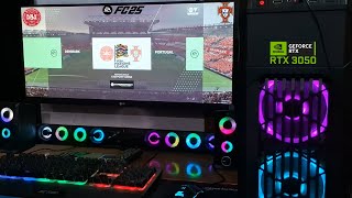 FC 25|DENMARK VS PORTUGAL|UEFA NATIONS LEAGUE 24-25 QF LEG 1|POV PC GAMEPLAY|RTX 3050 8GB