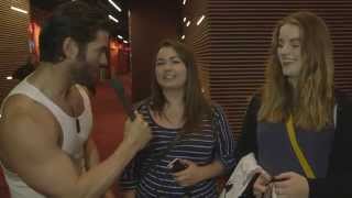 Wolverine Interviews Movie Parlor Guests at Cinetopia!