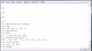 Python Programming Tutorial - 16 - Sort and Tuples
