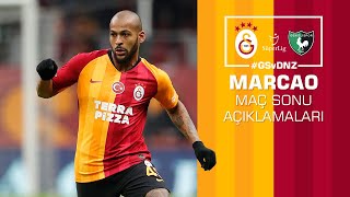 🎙 Marcao'dan maç sonu açıklamaları. #GSvDNZ - Galatasaray