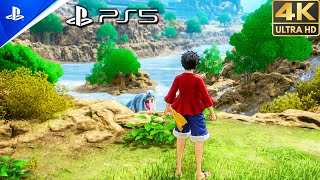 One Piece Odyssey - 30 mins of PS5 Gameplay 4K 60FPS