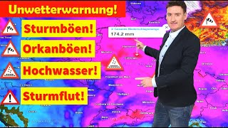 Achtung UNWETTER! Orkantief Zoltan rauscht heran: Überschwemmungen, Bäume können umstürzen!