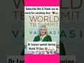 💯 dr lucica speech🔥🤩 during world tv day 🤩🙏🙏 shorts trending viral