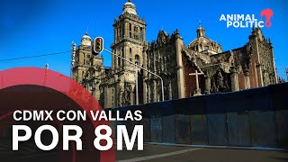 Colocan vallas a monumentos históricos en CdMx