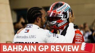 F1 Bahrain GP Review - Lewis Hamilton denies Charles Leclerc's dream win