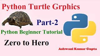 Python beginners tutorial in Hindi | Urdu | How to use function to draw any shape & circle in turtle