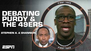 Stephen A. & Shannon Sharpe DEBATE 👉 Can Brock Purdy take the 49ers over the hum