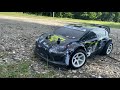 HSP 94118 Pro brushless 4x4 1:10 rally car rtr overview and first run