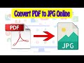 Cara Mengubah File PDF Menjadi JPG Online (Convert PDF to JPG Online)