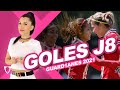 GOLES LIGA MX FEMENIL JORNADA 8 GUARDIANES 2021 TABLA GENERAL y de GOLEO ⚽️  Marzo 3 2021