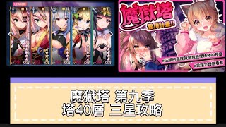 【天下布魔】 | 魔獄塔第九季 |塔40|3星全攻略 |語音+字幕|打法教學 ||Tenkafu MA|Description has English commentary