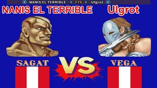 Street Fighter II': Champion Edition - NANIS EL TERRIBLE vs Ulgrot FT5