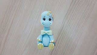 Amigurumi dinosaur toy #englishsubtitles