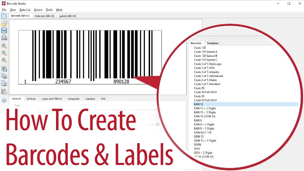 Barcode Maker Software Barcode Studio - How To Create Barcodes & Labels ...