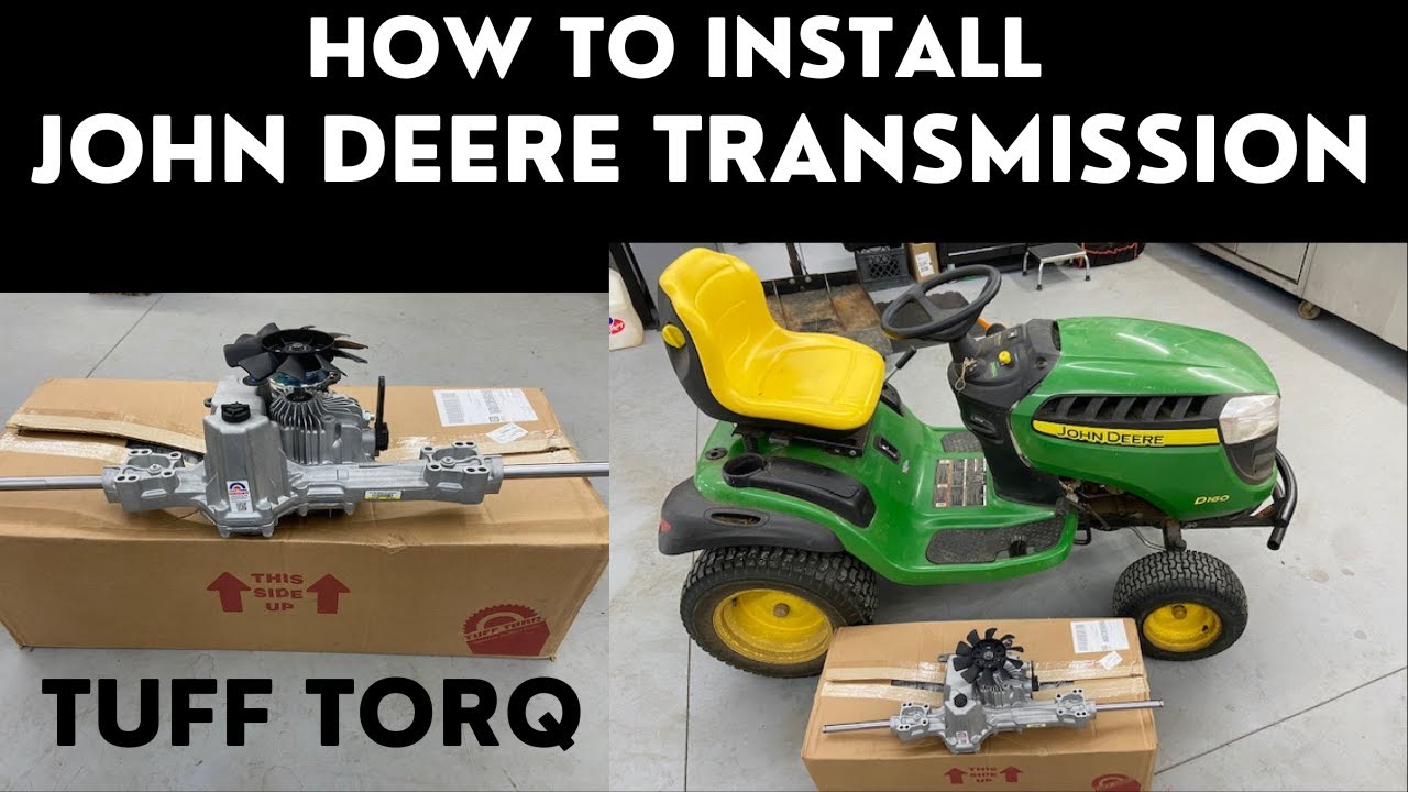 How To Replace John Deere Transmission - YouTube