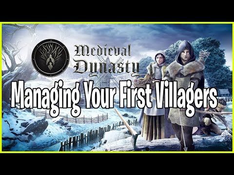 How Get WATER and FOOD For Your First Villagers  Medieval Dynasty