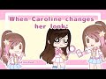 WHEN CAROLINE CHANGES HER LOOK | ANIMATED | GACHA CLUB | Simply Creative Studios