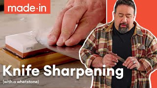 How to Sharpen Knife With Whetstone | Made In Cookware