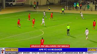 APR FC YANYAGIYE MUSANZE FC YIGARURIRA ICYUBAHIRO