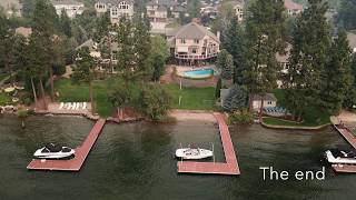 Martine and Lindsay's house view from a drone