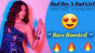 Bad Boy x Bad Girl 🔈Bass Boosted🔈badshah Mrunal Thakur | Nikhita Gandhi | #bass #viral #badboy