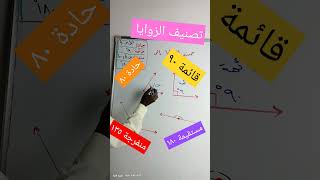 تصنيف الزوايا