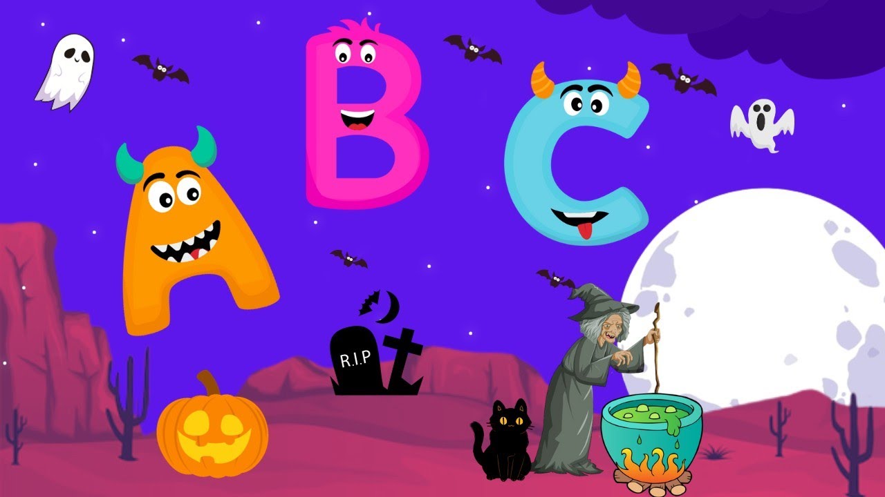 Alphabet Halloween - Learn The Alphabet And Phonics For Kids And ...