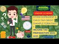 Other Dependent & Child Tax Credit Example Form Part 2 Income Tax 2023