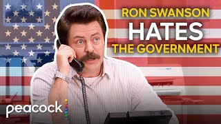Only Ron Swanson Hates the Government This Much | Parks and Recreation