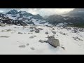 Drone Freestyle Mountain Landscape With Snow Free Stock Footage Creative Common Video