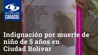 Indignación por muerte de niño de 5 años en Ciudad Bolívar: comunidad había advertido el maltrato