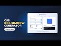 Box Shadow CSS Generator | DOM Manipulation Project