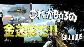 さーやんBo3 Locus金迷彩アンロック！