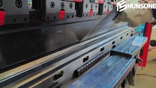 HUNSONE DELEM DA 69T  CNC Press Brake Machining Process