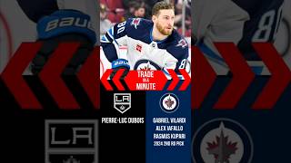Pierre-Luc Dubois trade in a minute - Los Angeles Kings and Winnipeg Jets grades #hockey #nhl